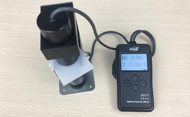 光密度儀LS117測試乳白材料 光密度儀LS117測試乳白材料