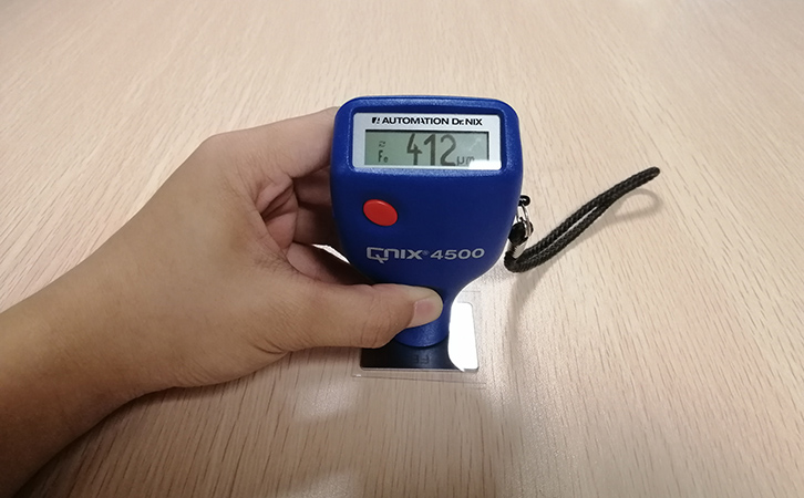 尼克斯4500膜厚測試儀檢測調(diào)零板上標(biāo)準(zhǔn)片的厚度 尼克斯4500膜厚測試儀檢測調(diào)零板上標(biāo)準(zhǔn)片的厚度