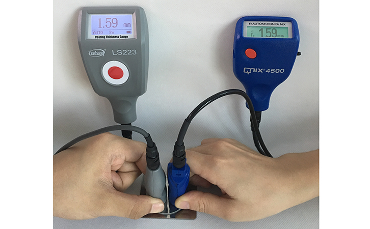 鍍層測厚儀對比測試