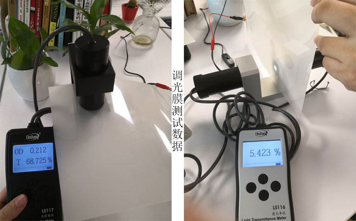 LS117透光率儀和LS116透光率儀的調光膜測試數(shù)據(jù)對比 LS117透光率儀和LS116透光率儀的調光膜測試數(shù)據(jù)對比